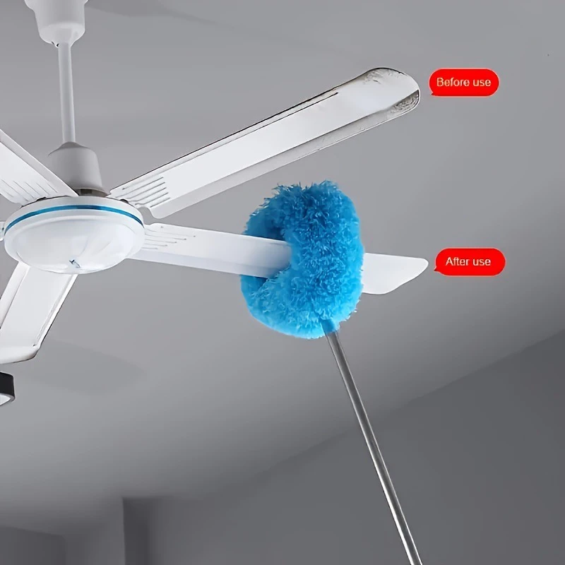 Gardening Tools Long Handle - 1 Stück Mikrofaser-Deckenventilator-Reiniger Multifunktionaler Langstiel-Elektrischer Haushaltsreiniger