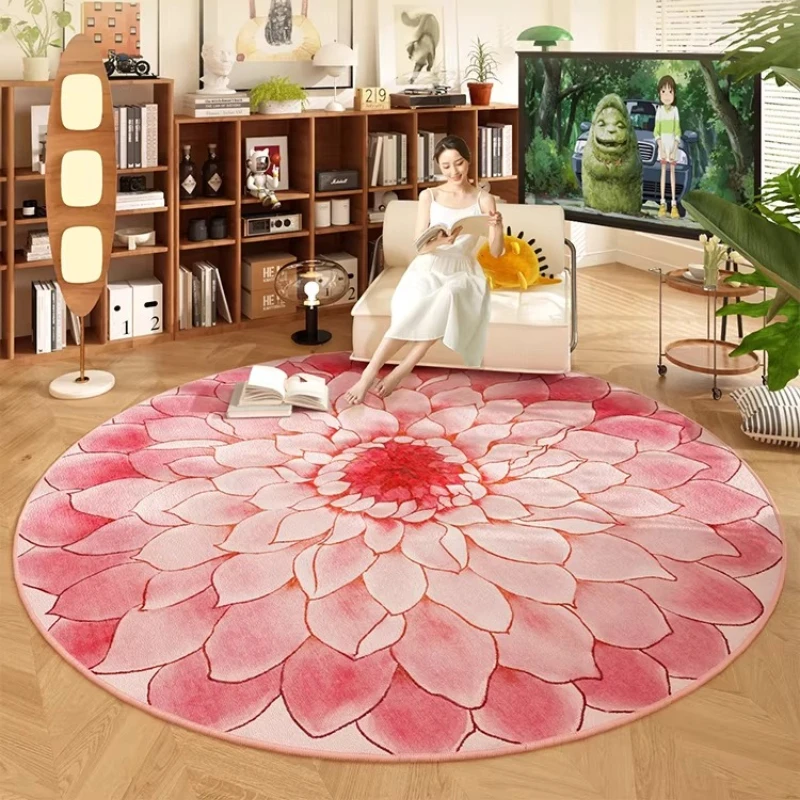Gardening Tools Pink - Rosa Garten-Teppich für Wohnzimmer, abwischbar, für