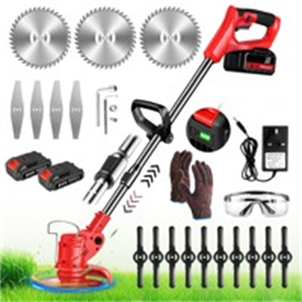 Gardening Tools Uk - Bürstenloser elektrischer Rasenmäher, höhen- und winkelverstellbar,