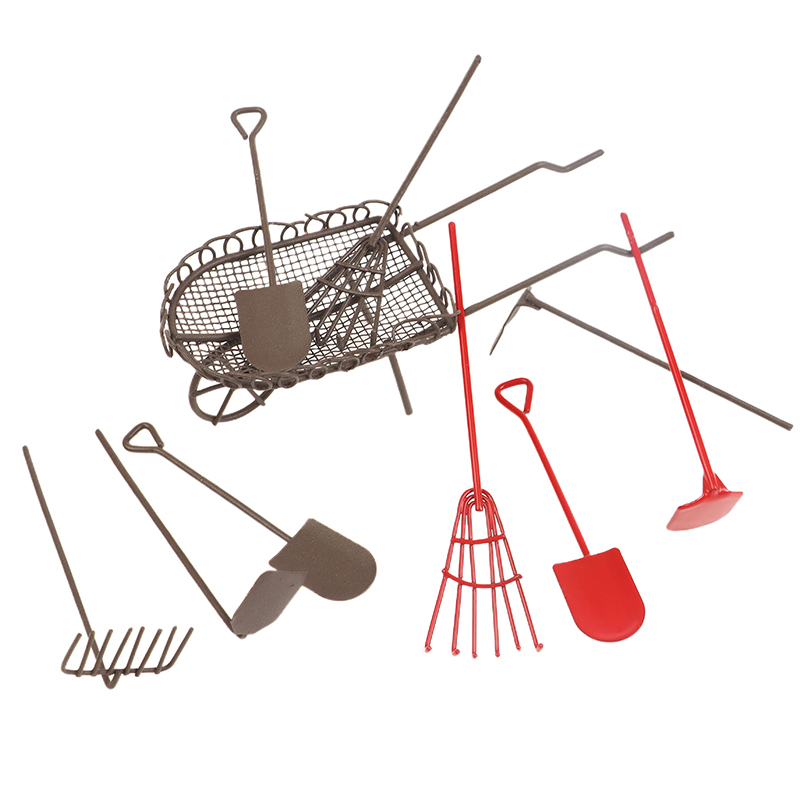 Gardening Tools Spade - 1/12 Puppenhaus Simulation Gartengeräte Kit Puppenhaus