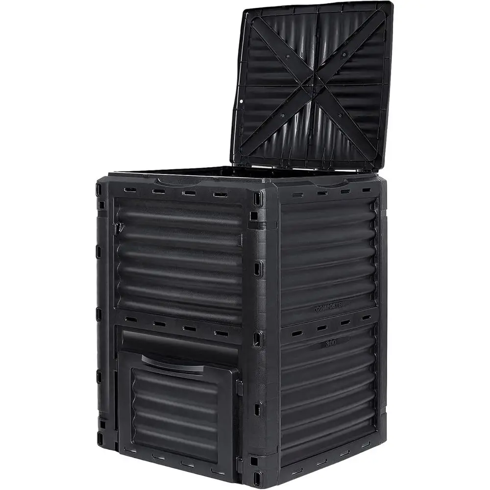 Compost Bin - 80-Gallonen Großer Outdoor-Komposter - BPA-frei, Einfache