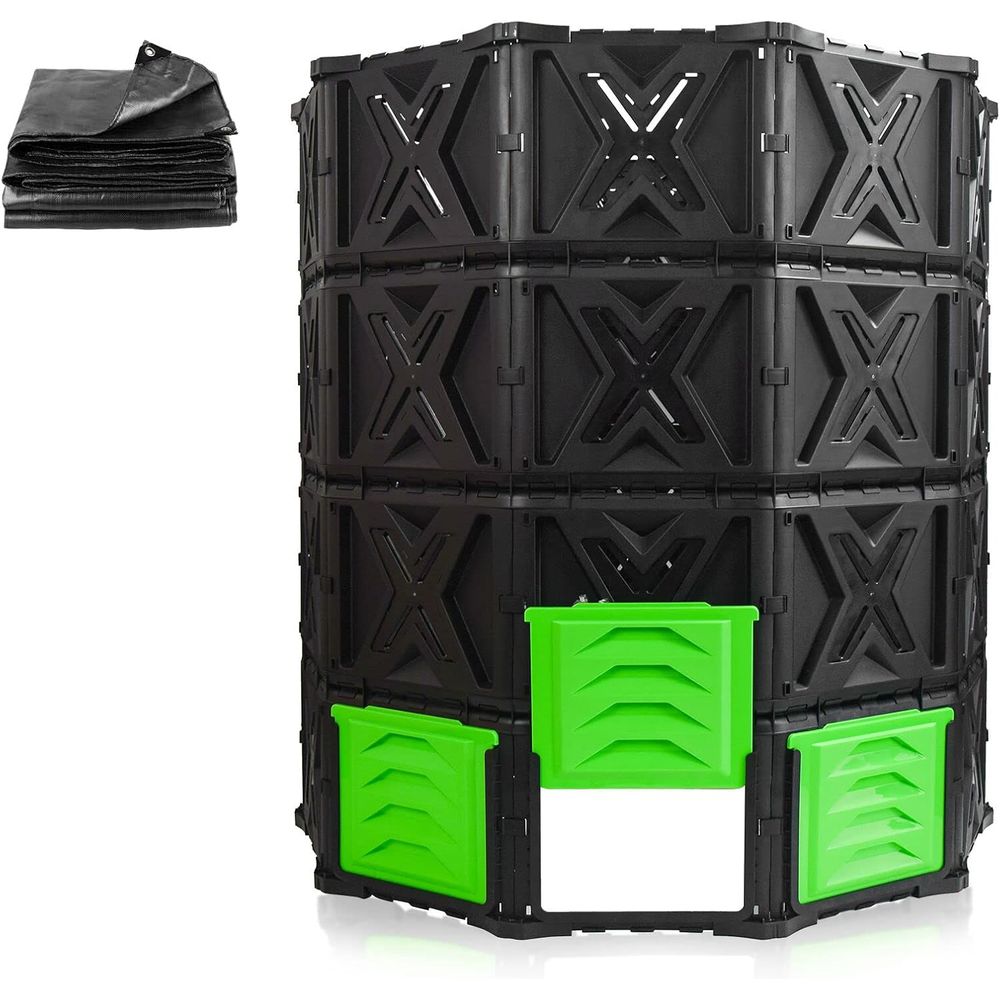 Compost Bin - XXL großer Kompostbehälter für den Außenbereich