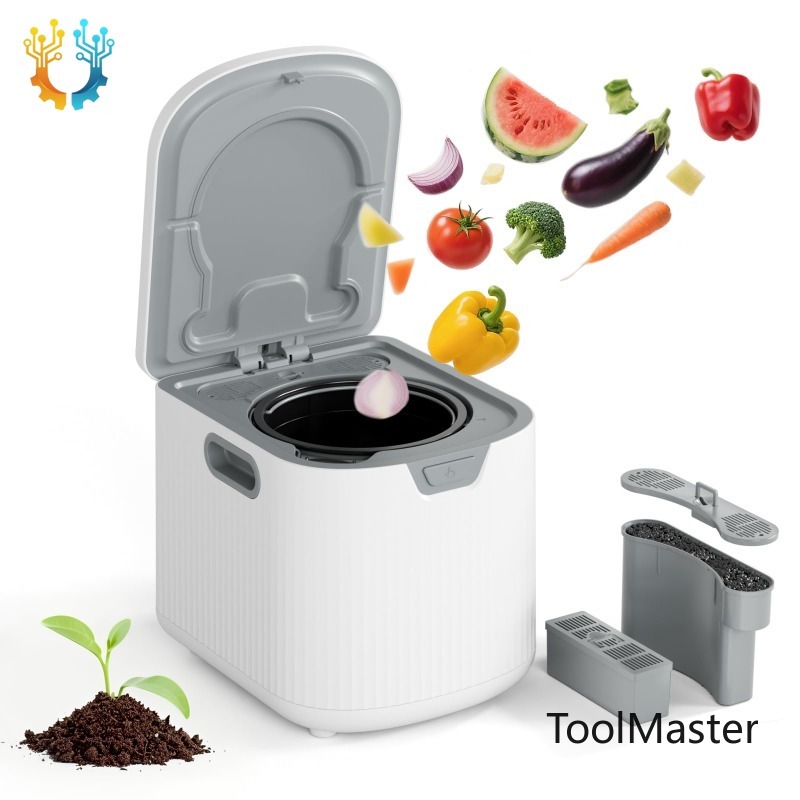 Compost Bin - 【2026】2,5L Geruchloser Indoor-Komposter für die Arbeitsplatte