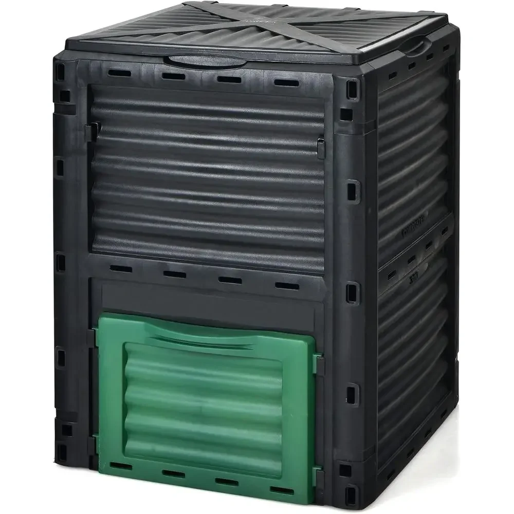 Compost Bin - 80-Gallonen-Kompostbehälter für den Außenbereich mit Deckel