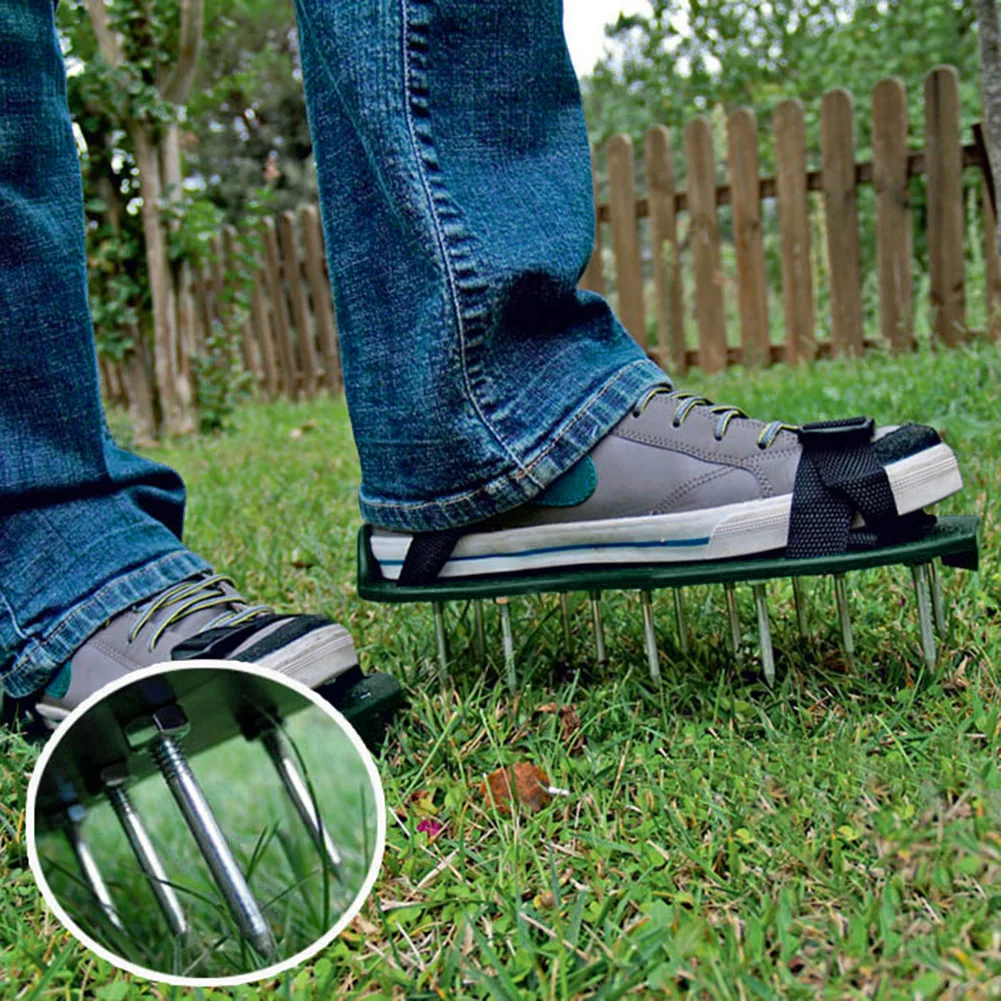 Gardening Tools Long - Garten-Nagelschuhe für Rasen und lockerer Boden,