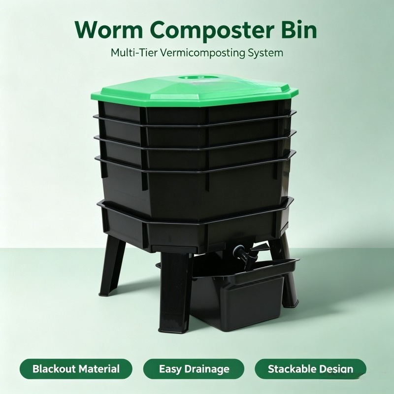Wurmkomposter für Küchenabfall – Compost Bin Bewertung und Preis