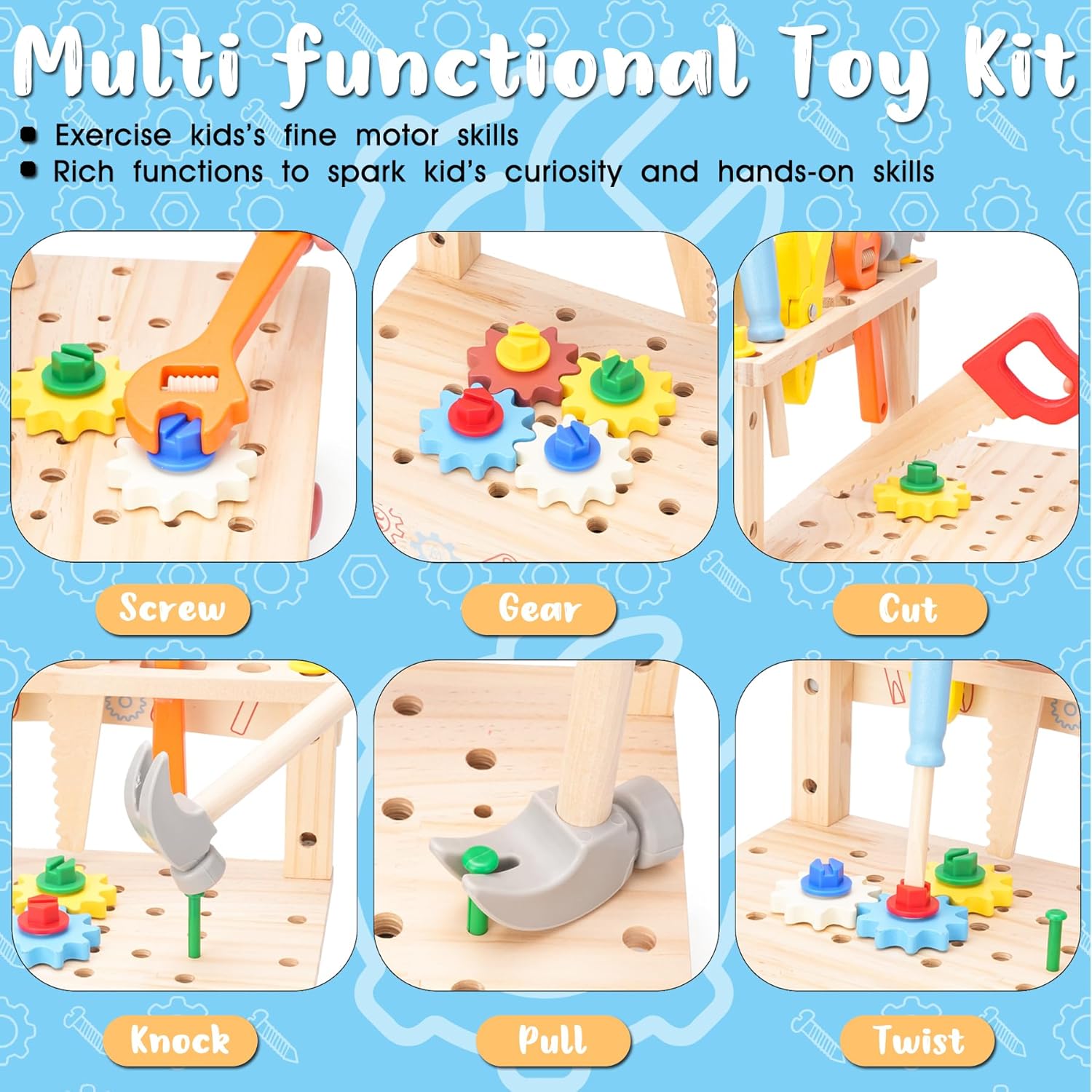 Holzwerkzeugbank für Kinder, M – Gardening Tools Girls Bewertung und Preis
