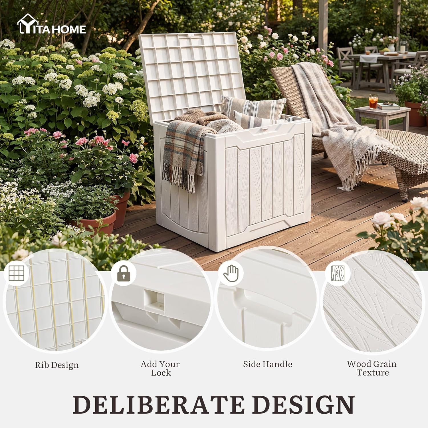 31-Gallonen-Deckbox-Set mit 2  – Gardening Tools Set Bewertung und Preis