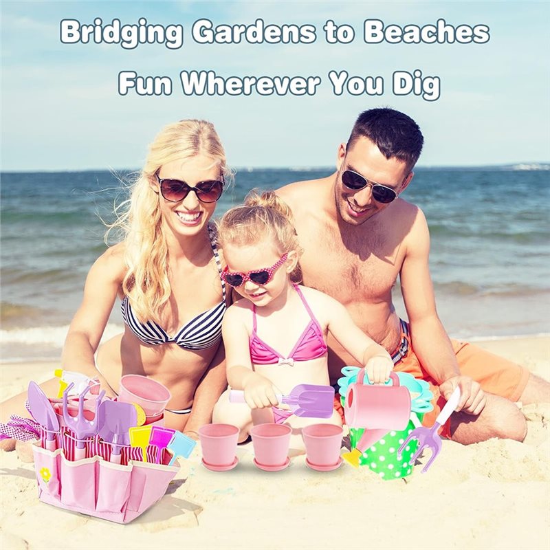 Hochwertiges Kinder-Gartengerä – Gardening Tools Pink Bewertung und Preis
