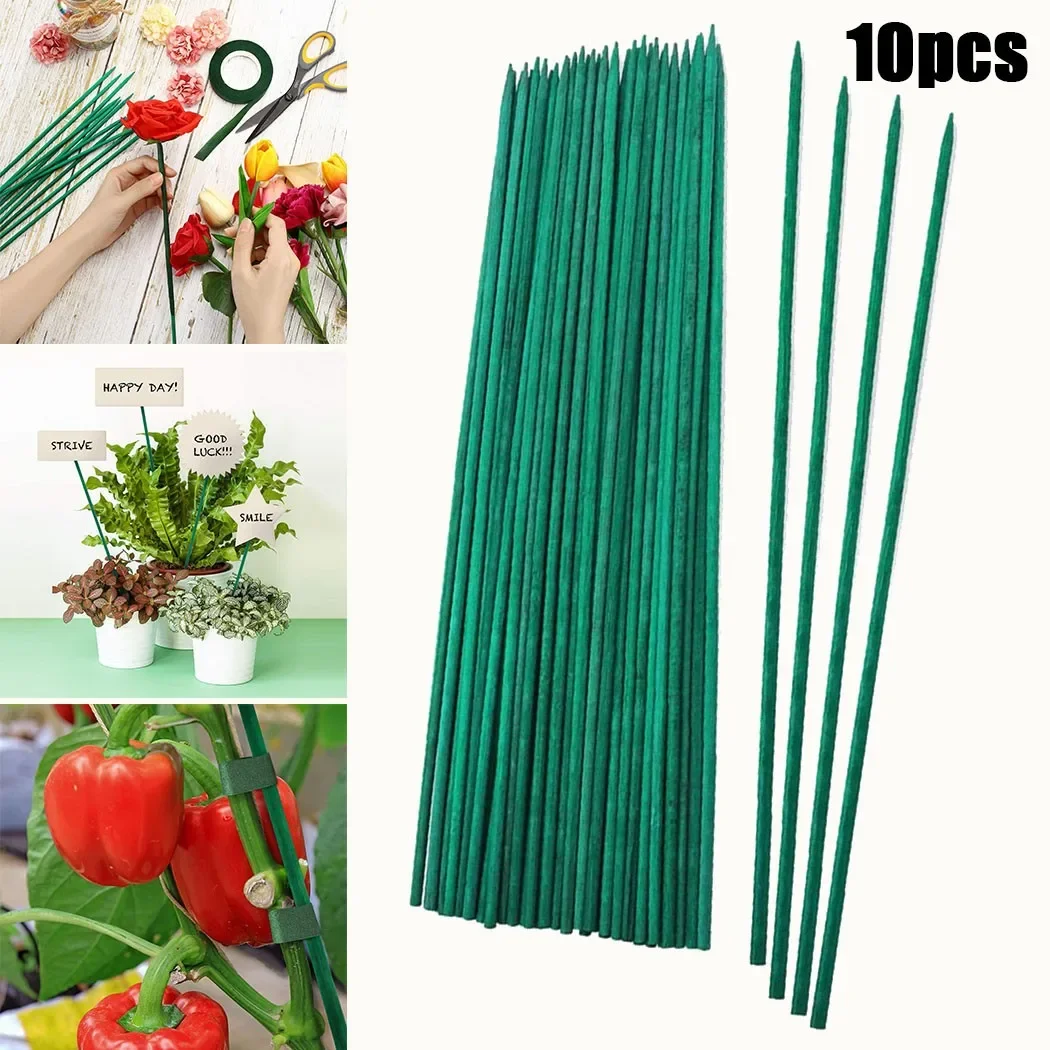 10 Stück 40 cm grüner Bambus-P – Gardening Tools Green Bewertung und Preis