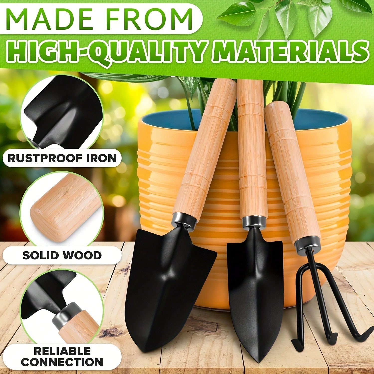 3PC/1Set Mini Gartengeräte Set – Gardening Tools Spade Bewertung und Preis