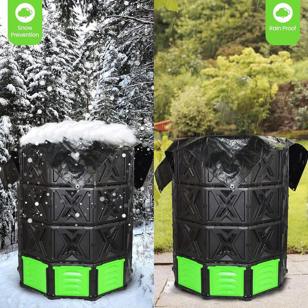 XXL großer Kompostbehälter für – Compost Bin Bewertung und Preis