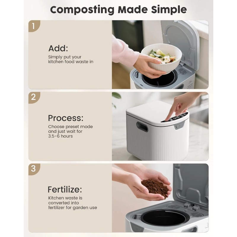【2026】2,5L Geruchloser Indoor- – Compost Bin Bewertung und Preis