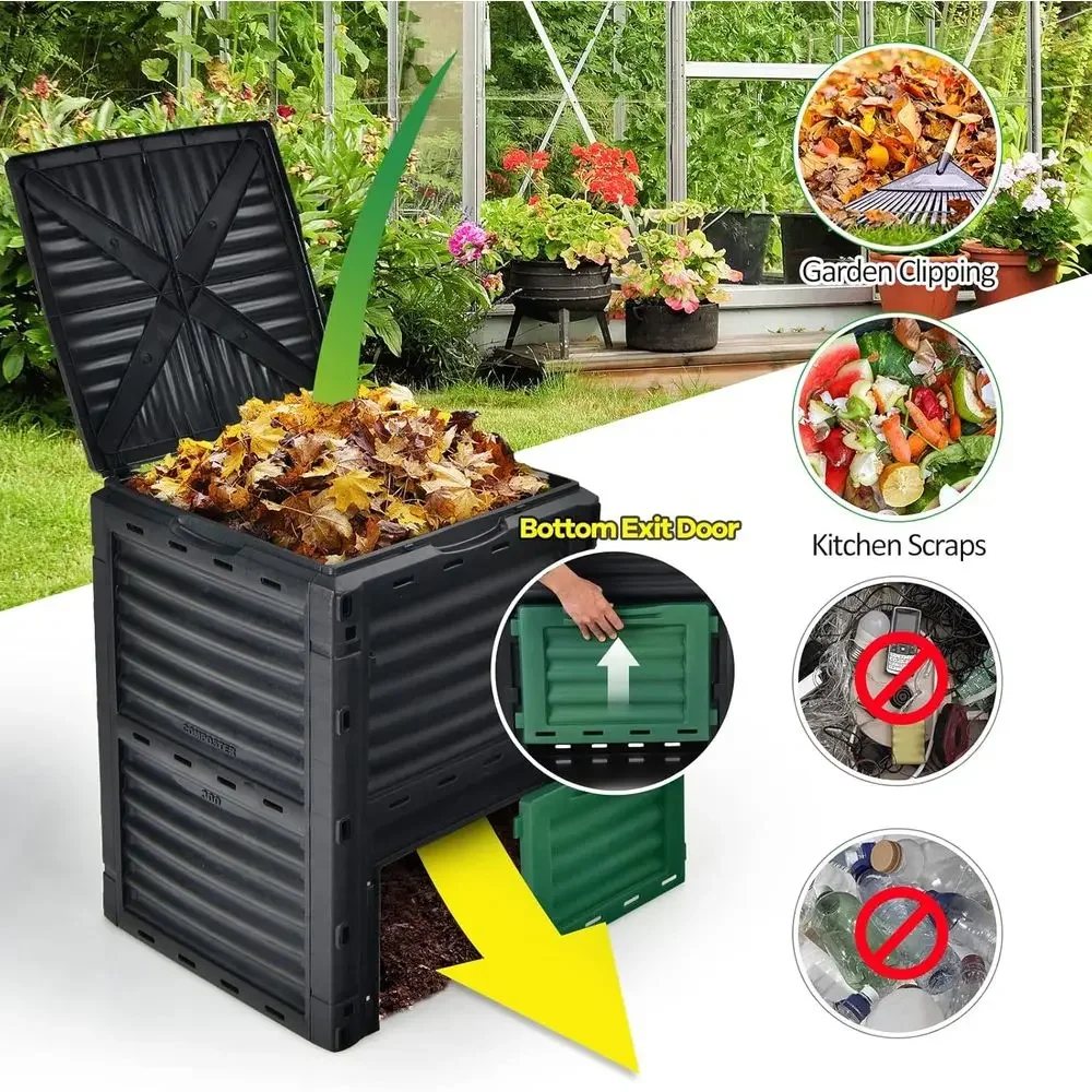 80-Gallonen-Kompostbehälter fü – Compost Bin Bewertung und Preis