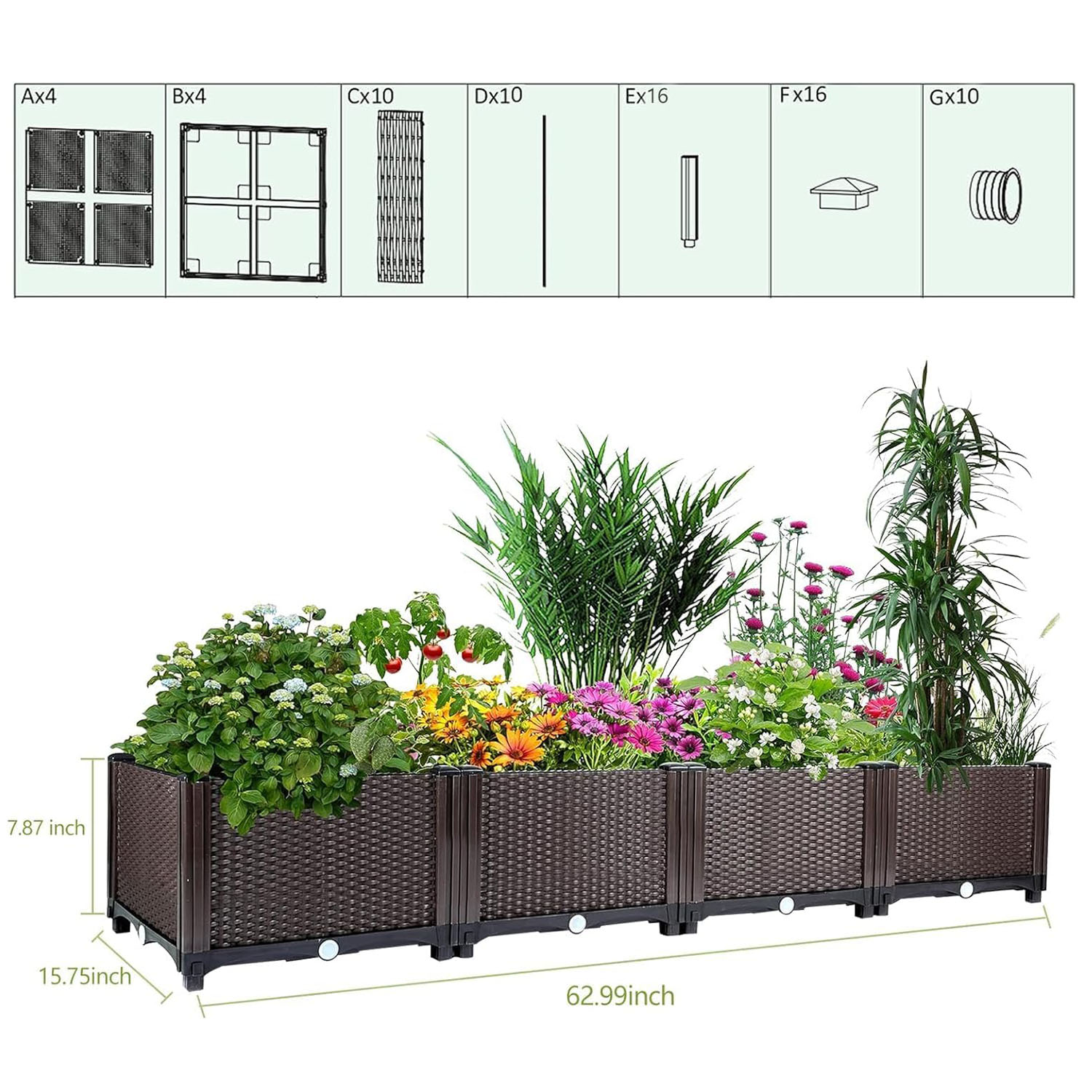 Selbstbewässerndes Hochbeet –  – Gardening Tools Green Bewertung und Preis