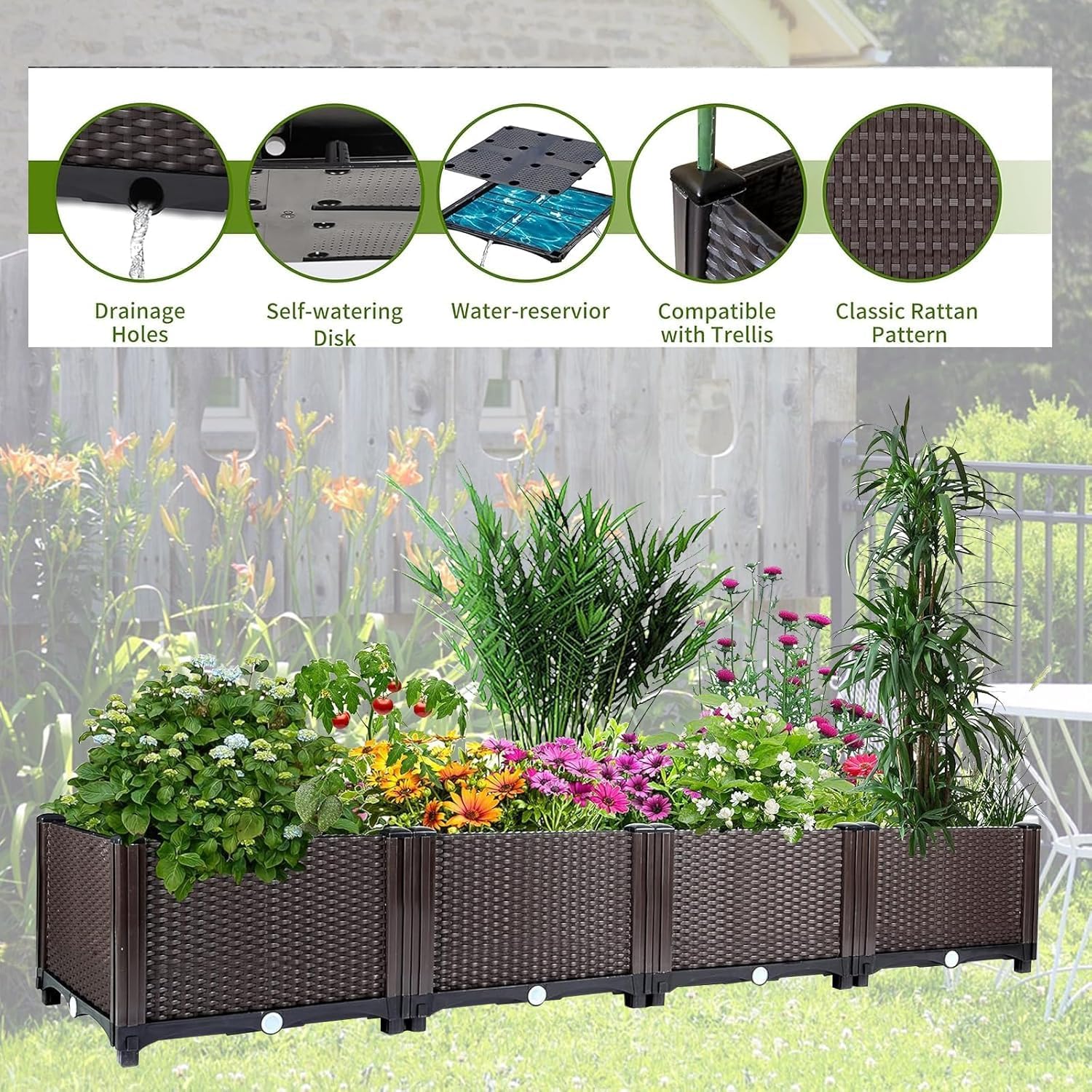 Selbstbewässerndes Hochbeet –  – Gardening Tools Green Bewertung und Preis