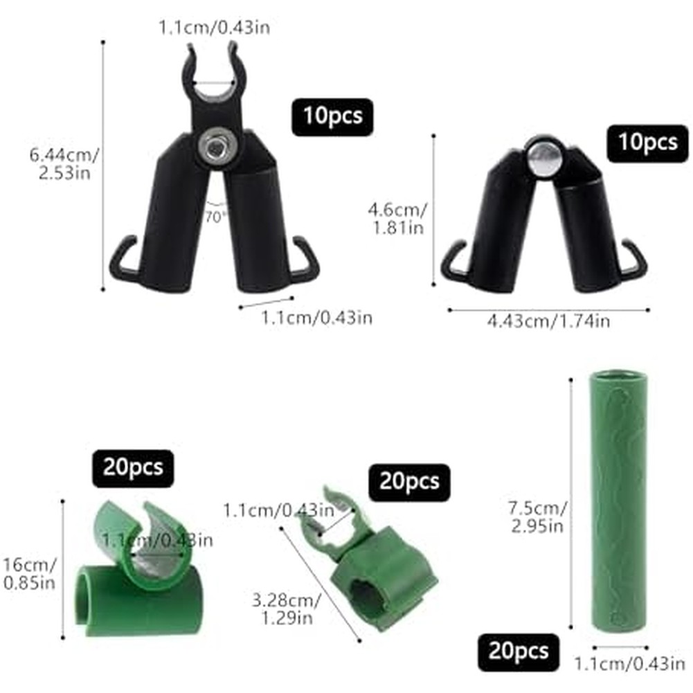 80 Stück 11mm Garten-Rankgitte – Gardening Tools Set Bewertung und Preis