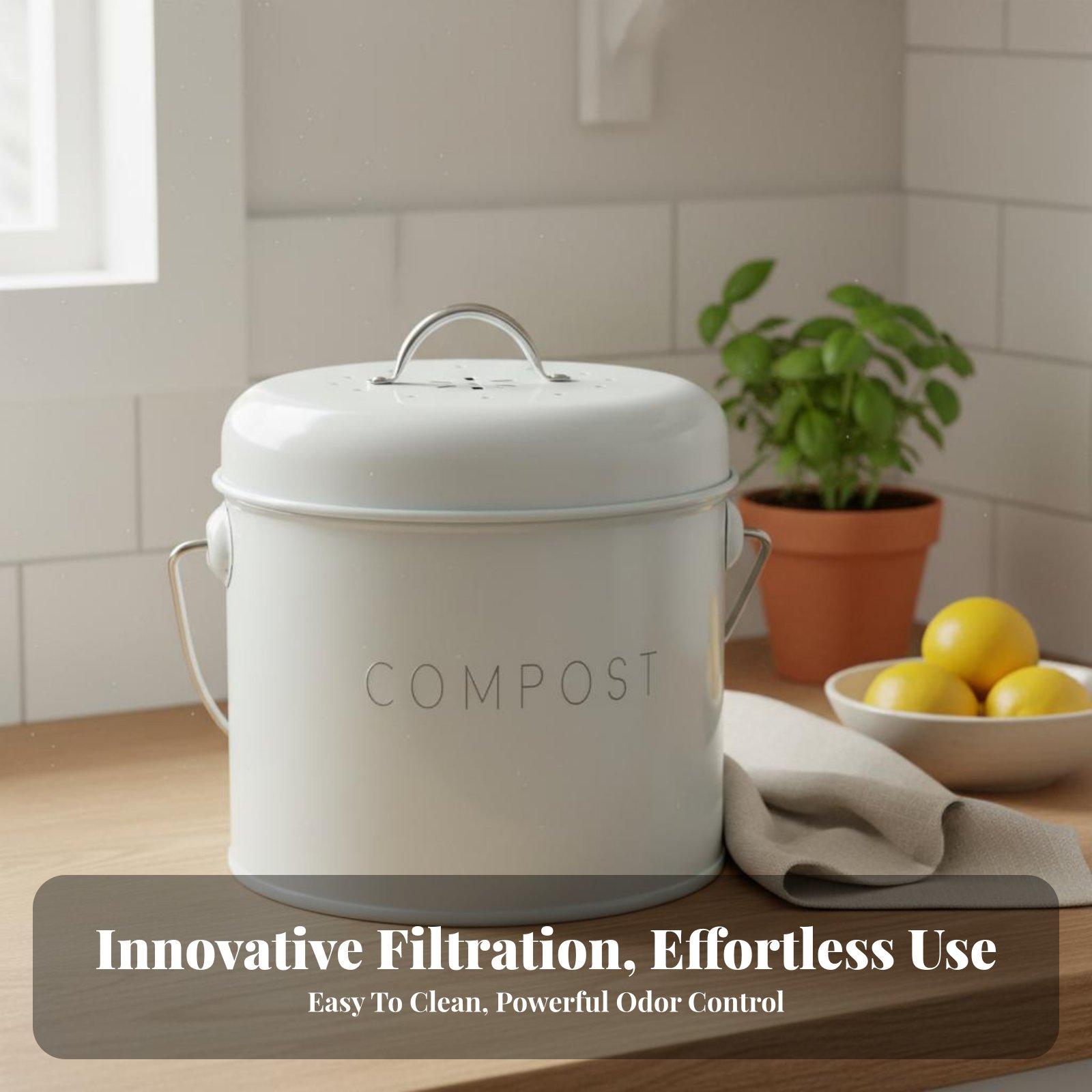 Desktop-Mülleimer für die Küch – Compost Bin Bewertung und Preis